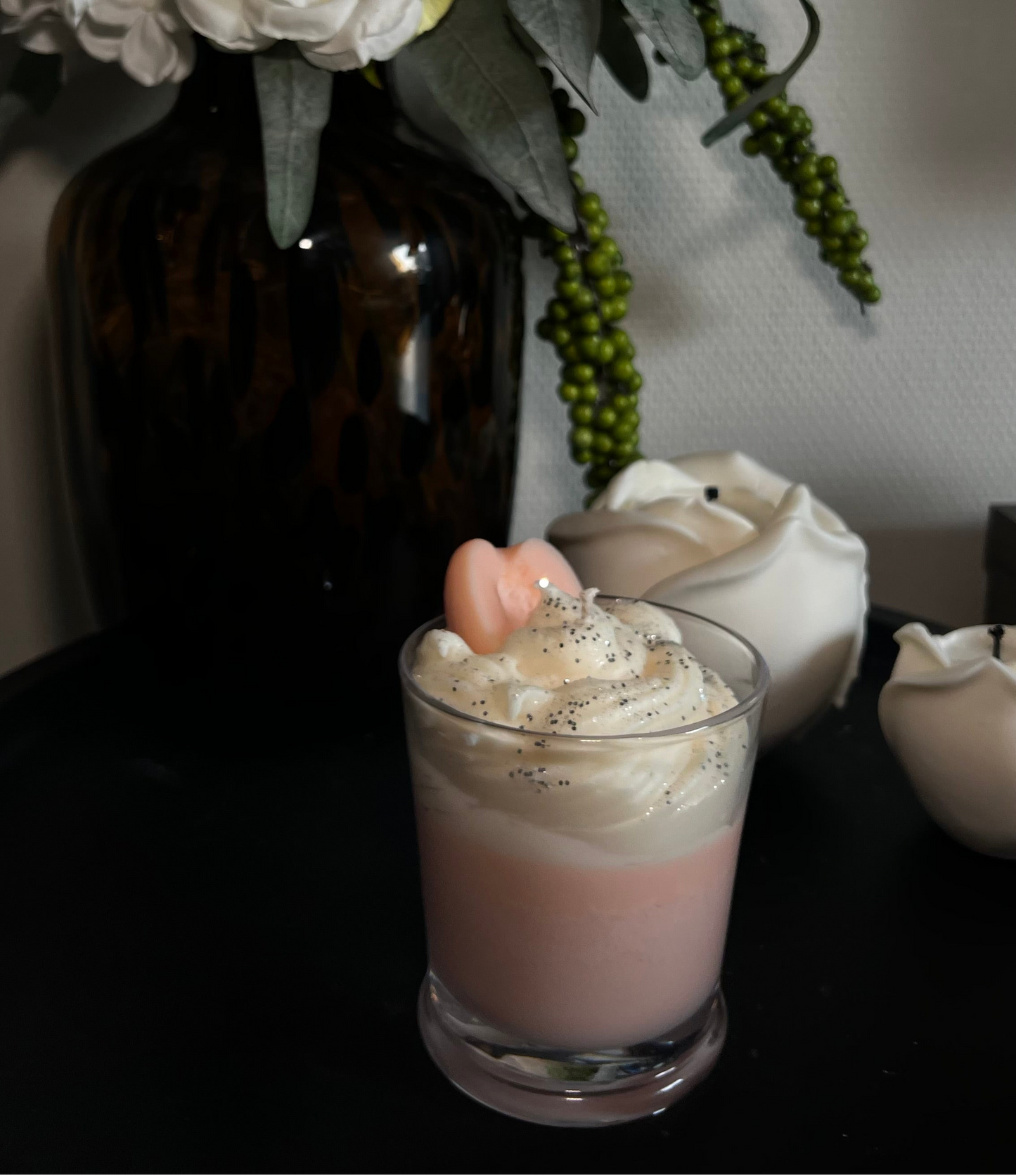 Feelin’ peachy scented candle