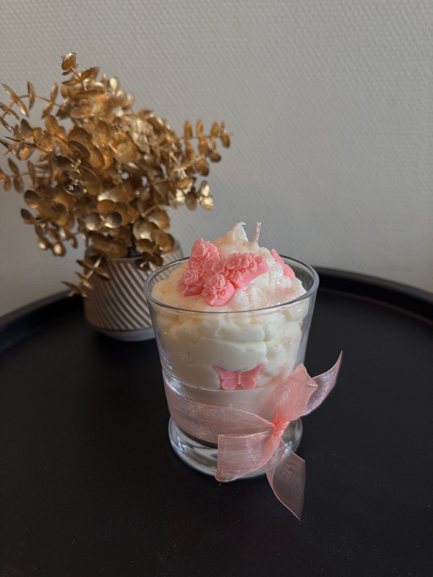 Musky butterfly scented candle