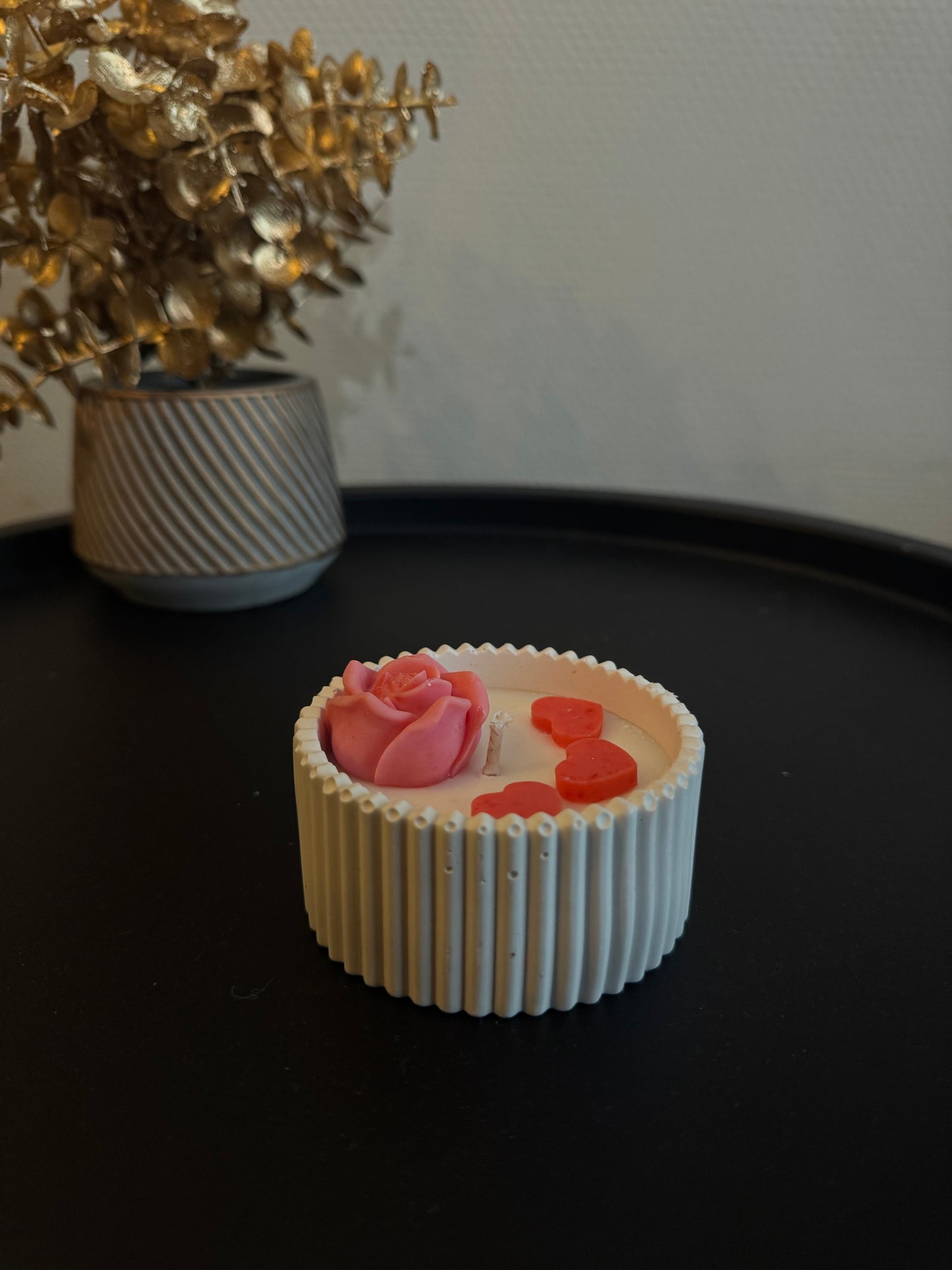 Valentine jar scented candle