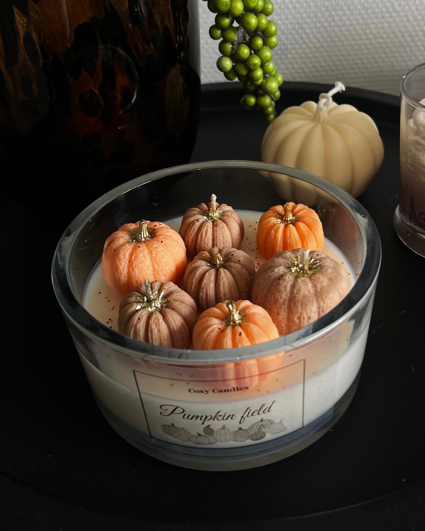 Pumpkin field scented candle
