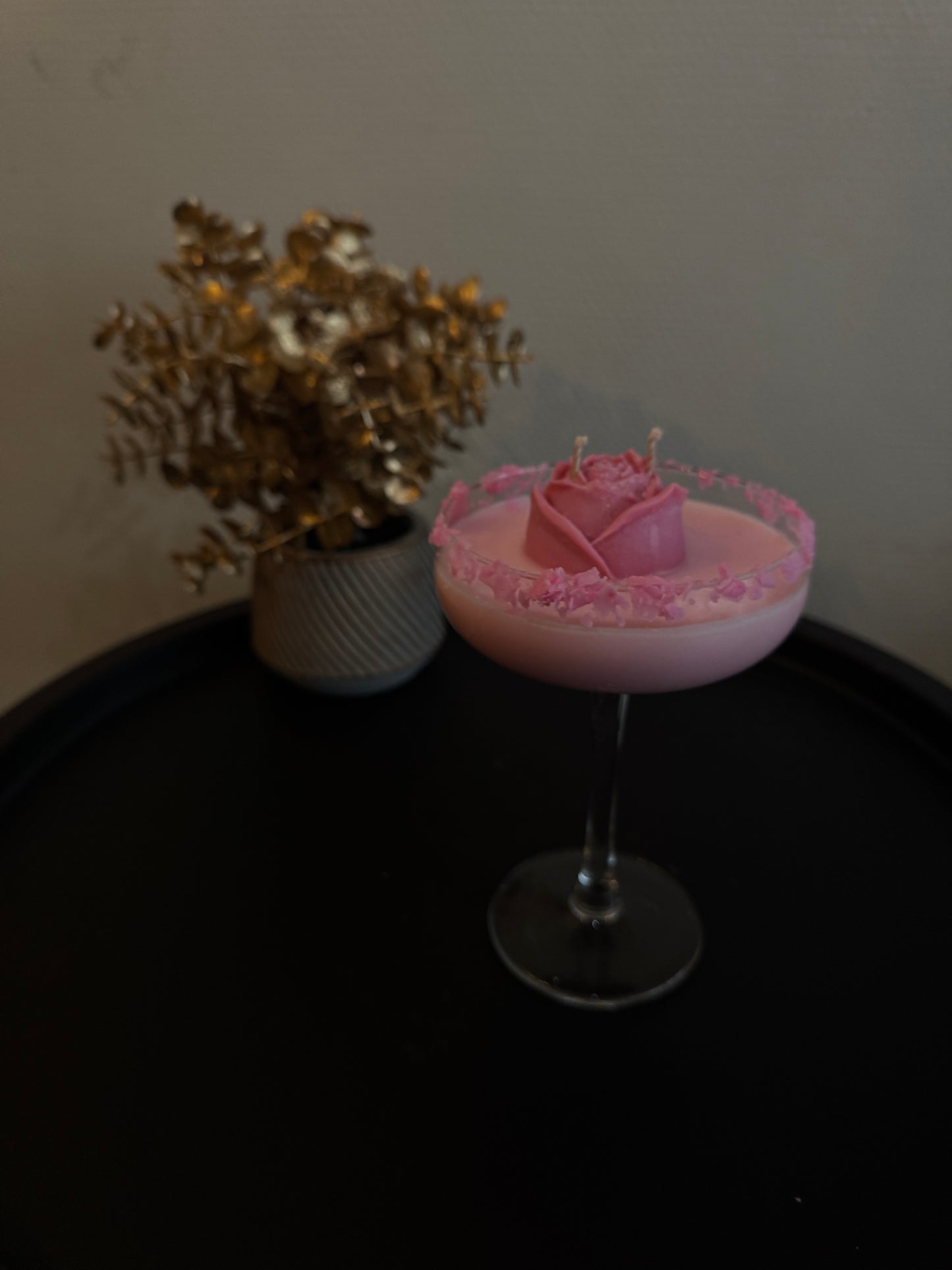 Strawberry baileys martini