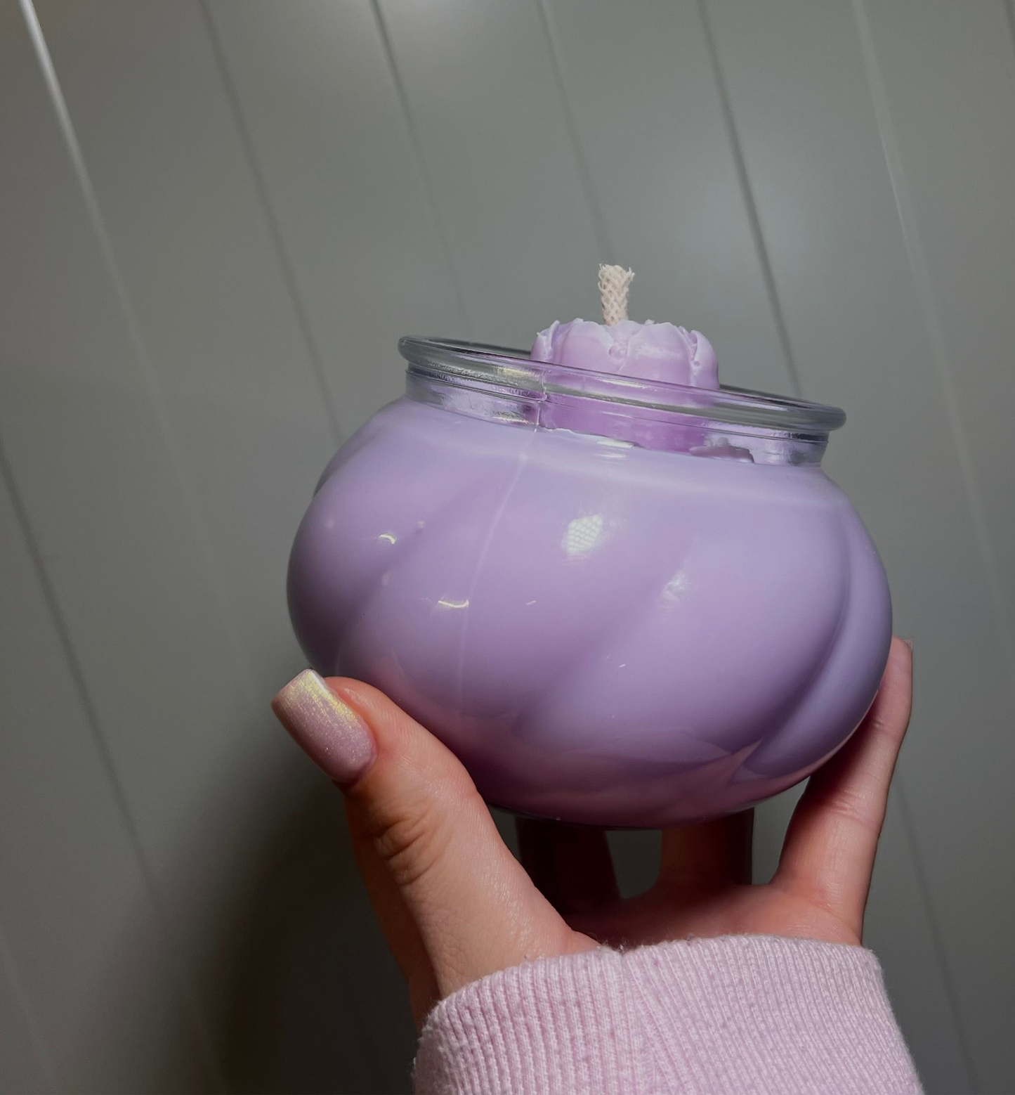 Citronella flower candle
