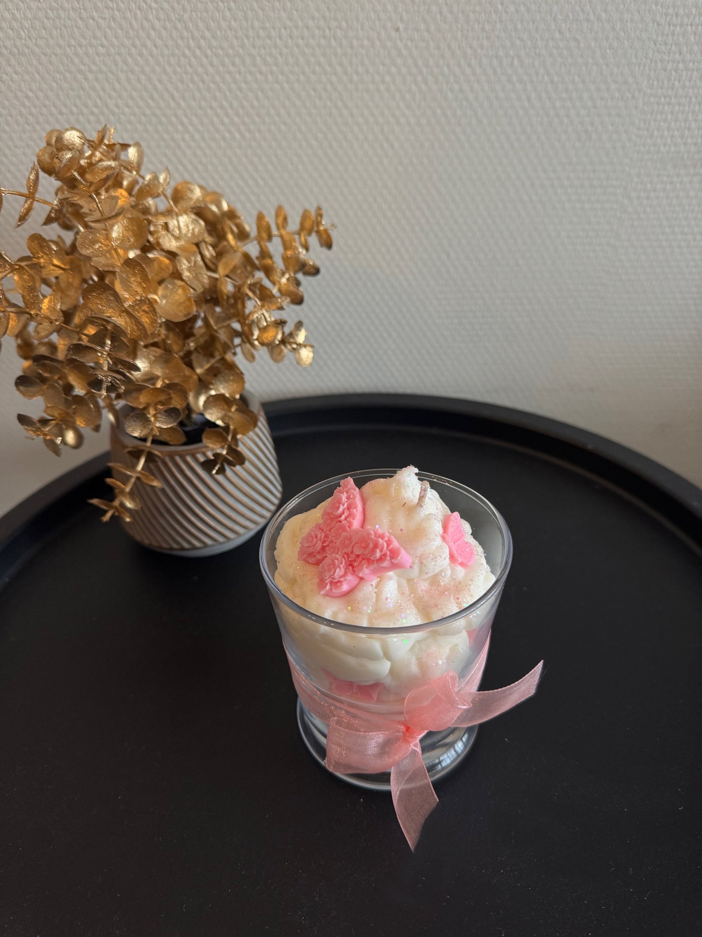 Musky butterfly scented candle