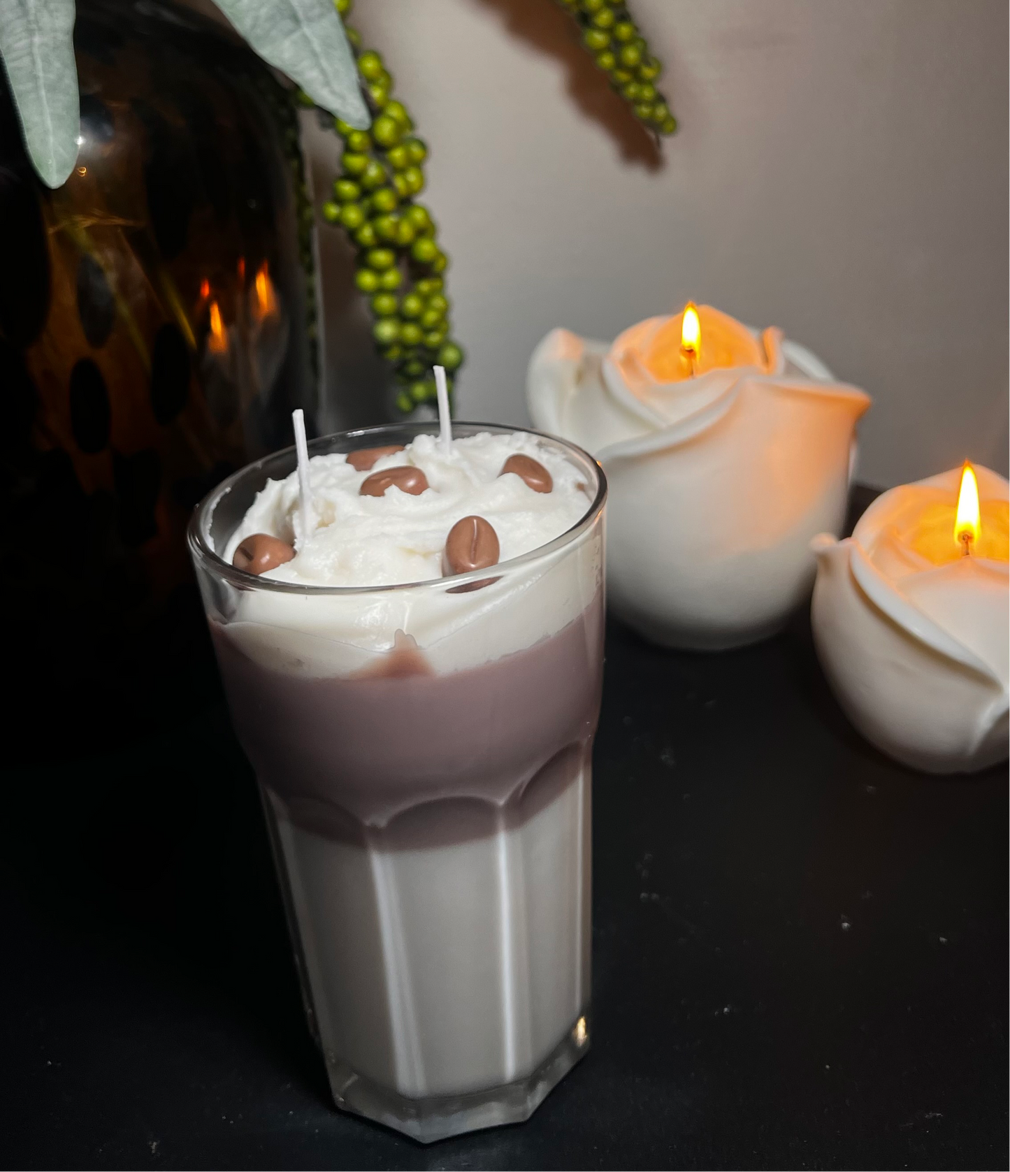 Latte Macchiato candle