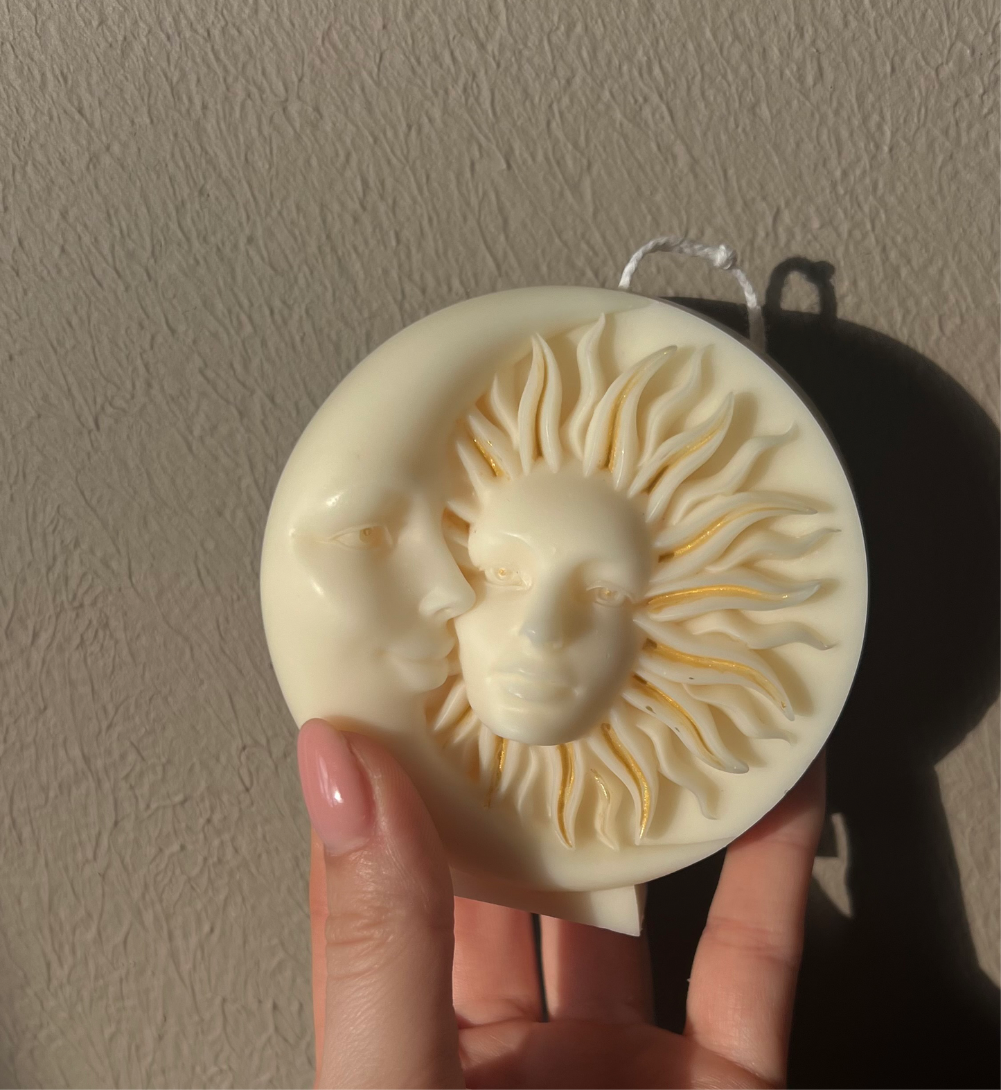 The sun and moon candle