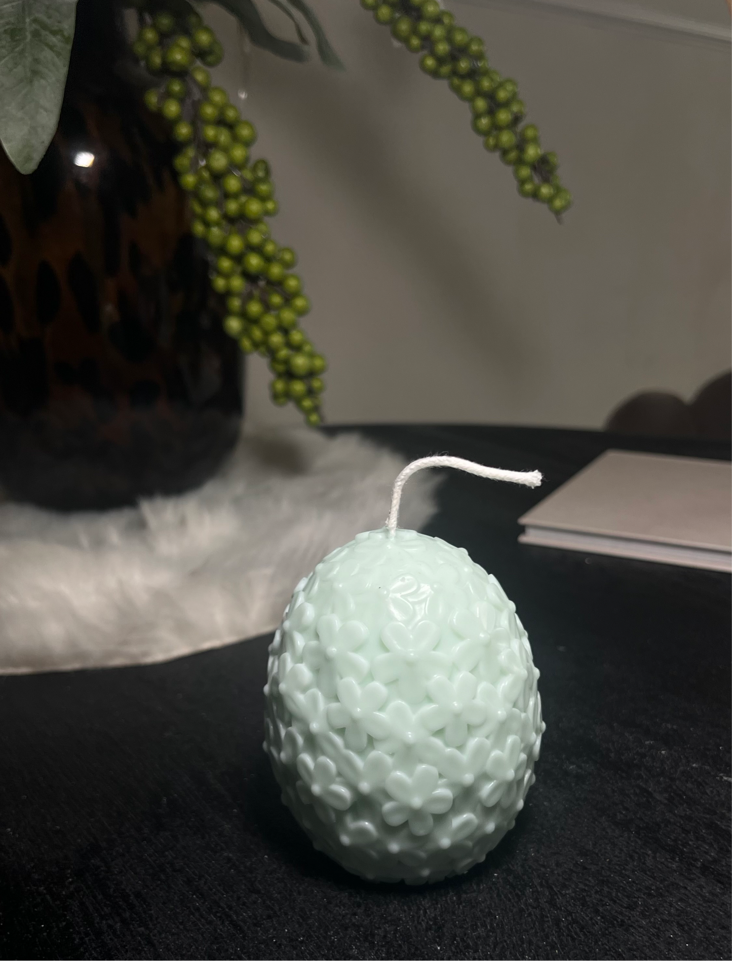 Easter egg candle