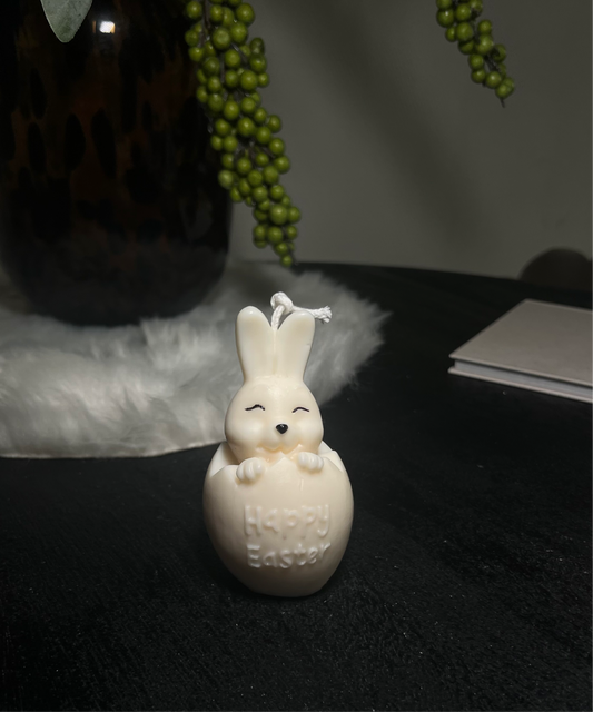 Happy easter egg candle