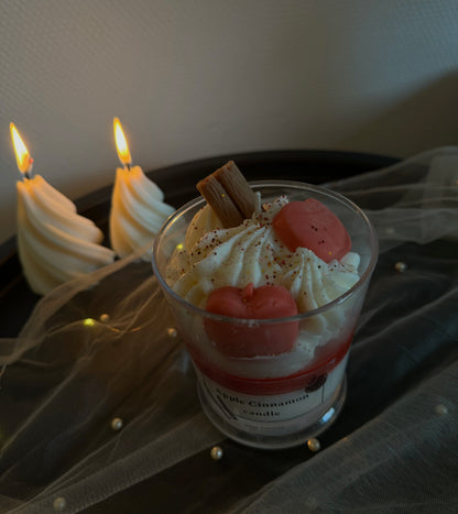 Apple cinnamon candle