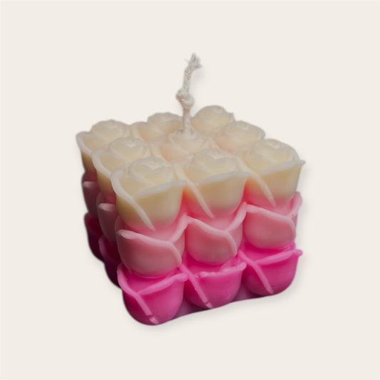 Cube of roses
