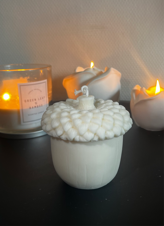 Acorn candle