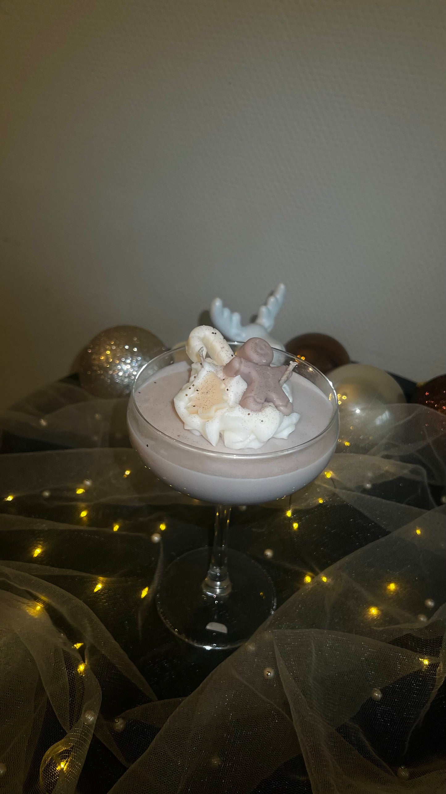Gingerbread martini candle 2.0
