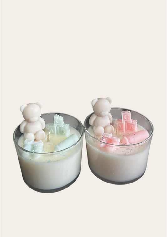 Baby bear candle