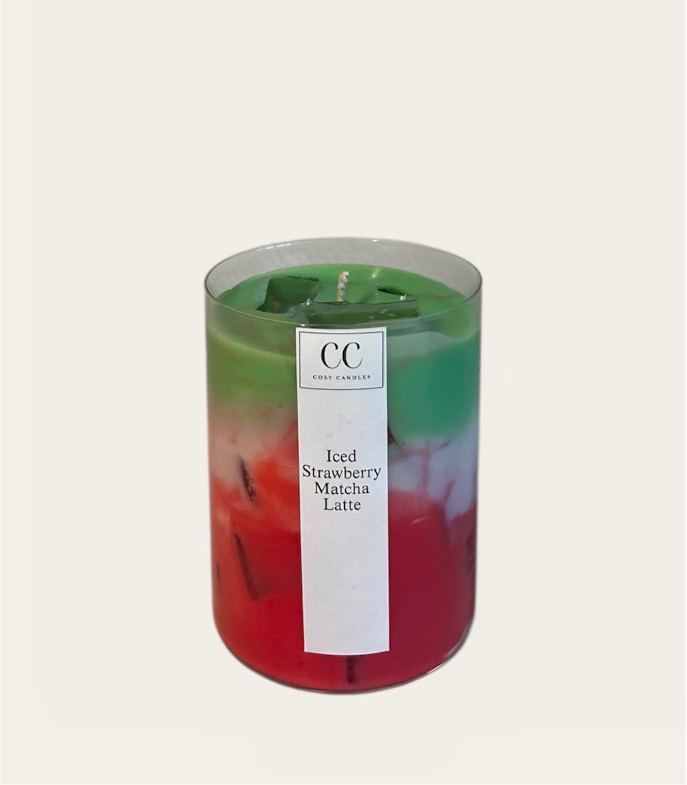 Iced Strawberry Matcha Latte