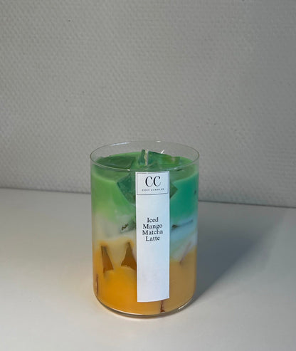 Iced Mango Matcha Latte