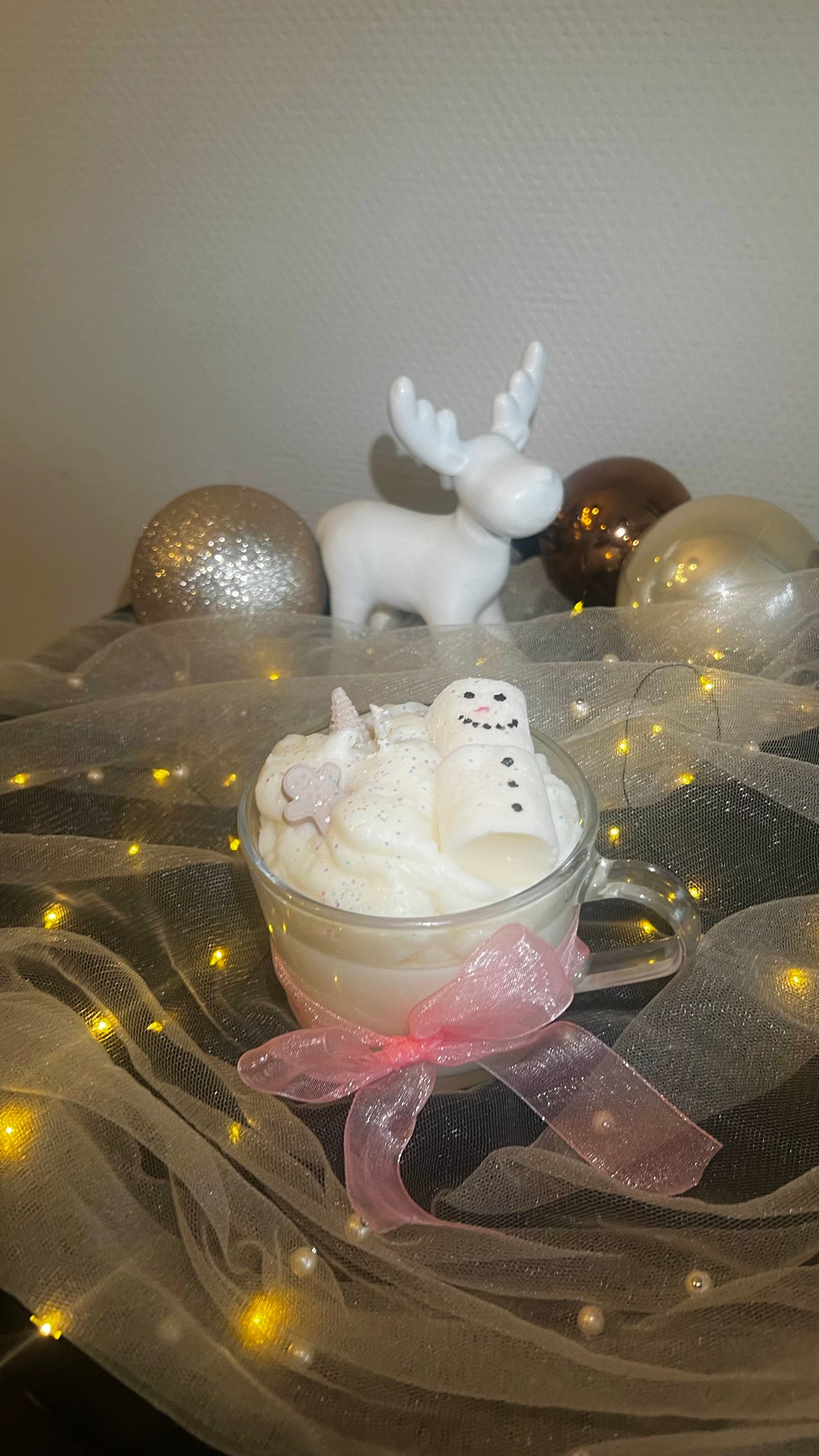 Warm winter night scented candle