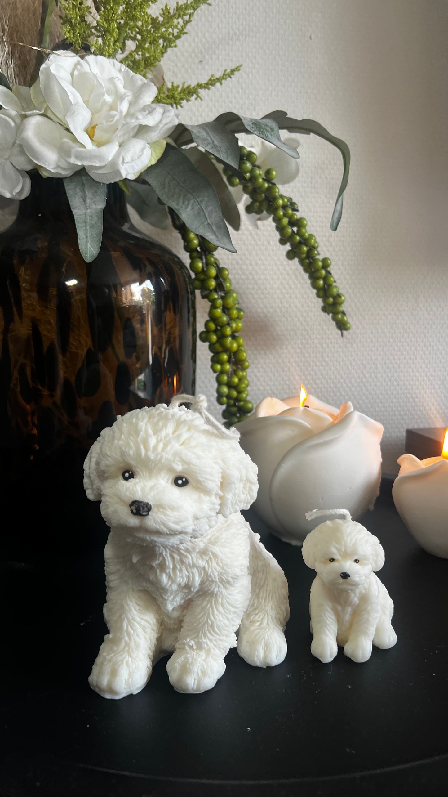 Puppy candle