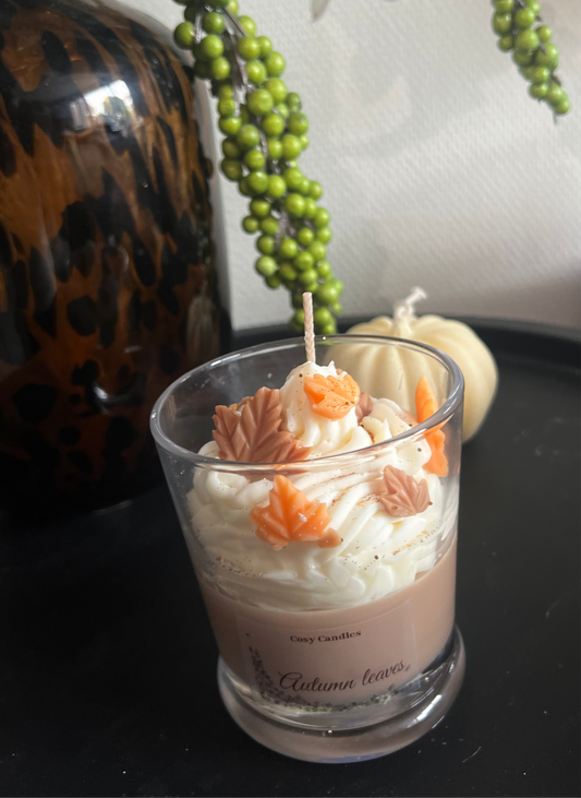 Autumn leaves scented candle
