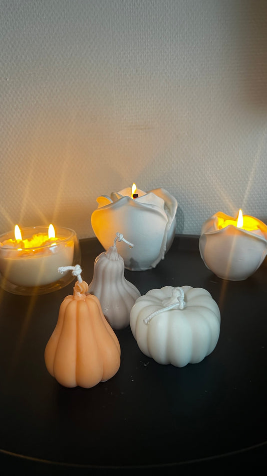 Pumpkin candles