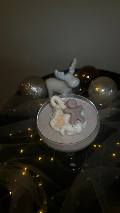 Gingerbread martini candle 2.0