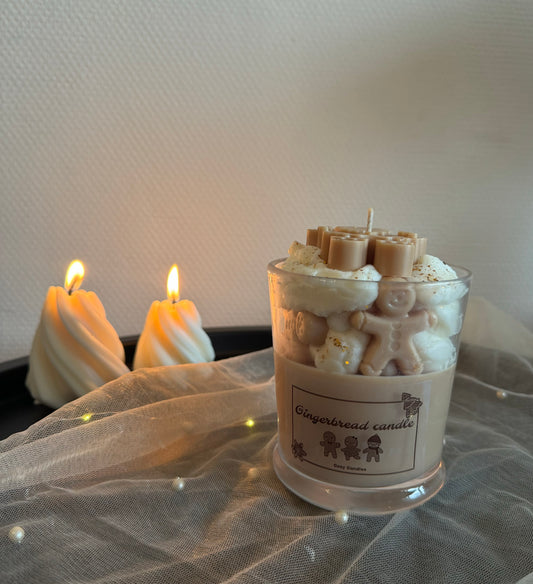 Gingerbread candle