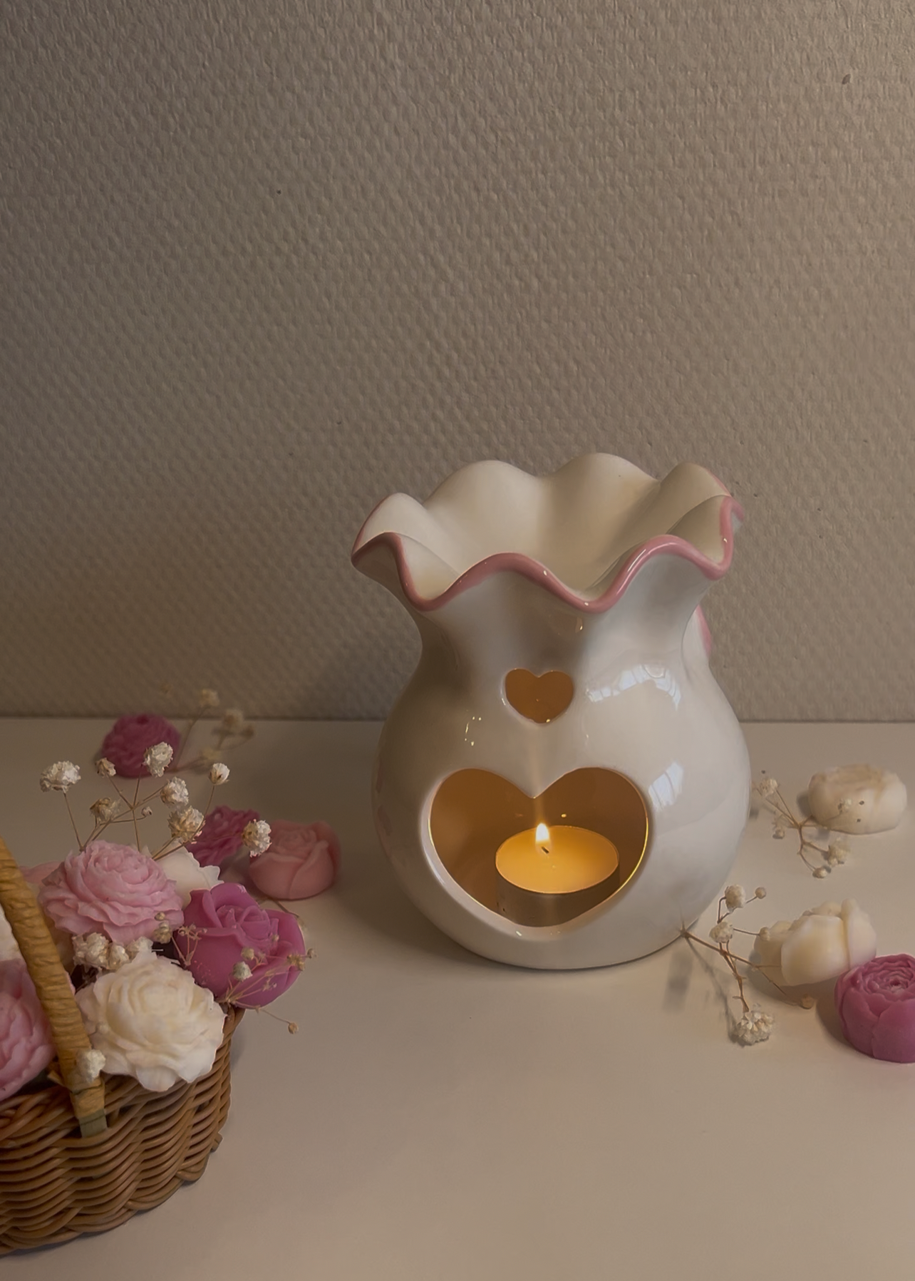 Geurbrander pink bow