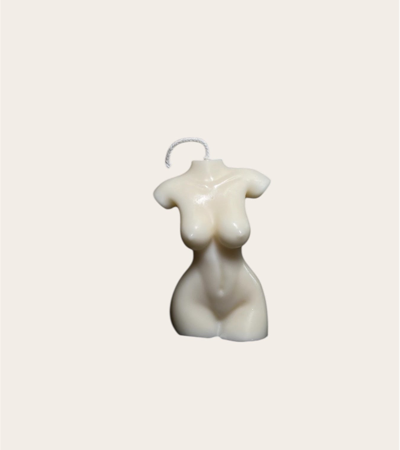 Woman body candle